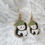 Thumbnail: Gold Panda Charm Earrings