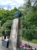 Wagner bust at Festsipielhaus