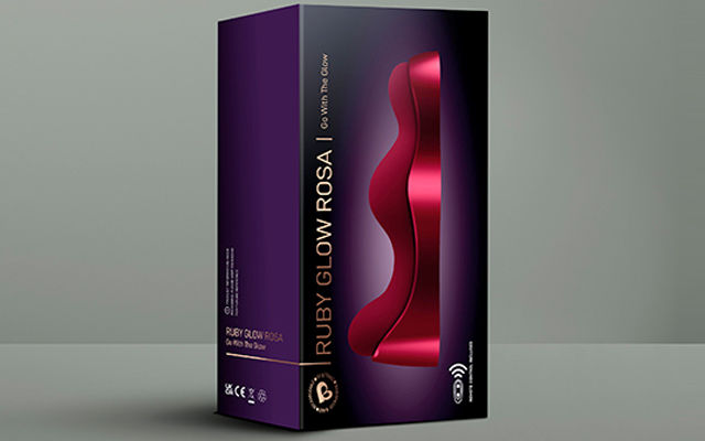 Thumbnail: Box with picture of the Ruby Glow Rosa and text of same name in gold