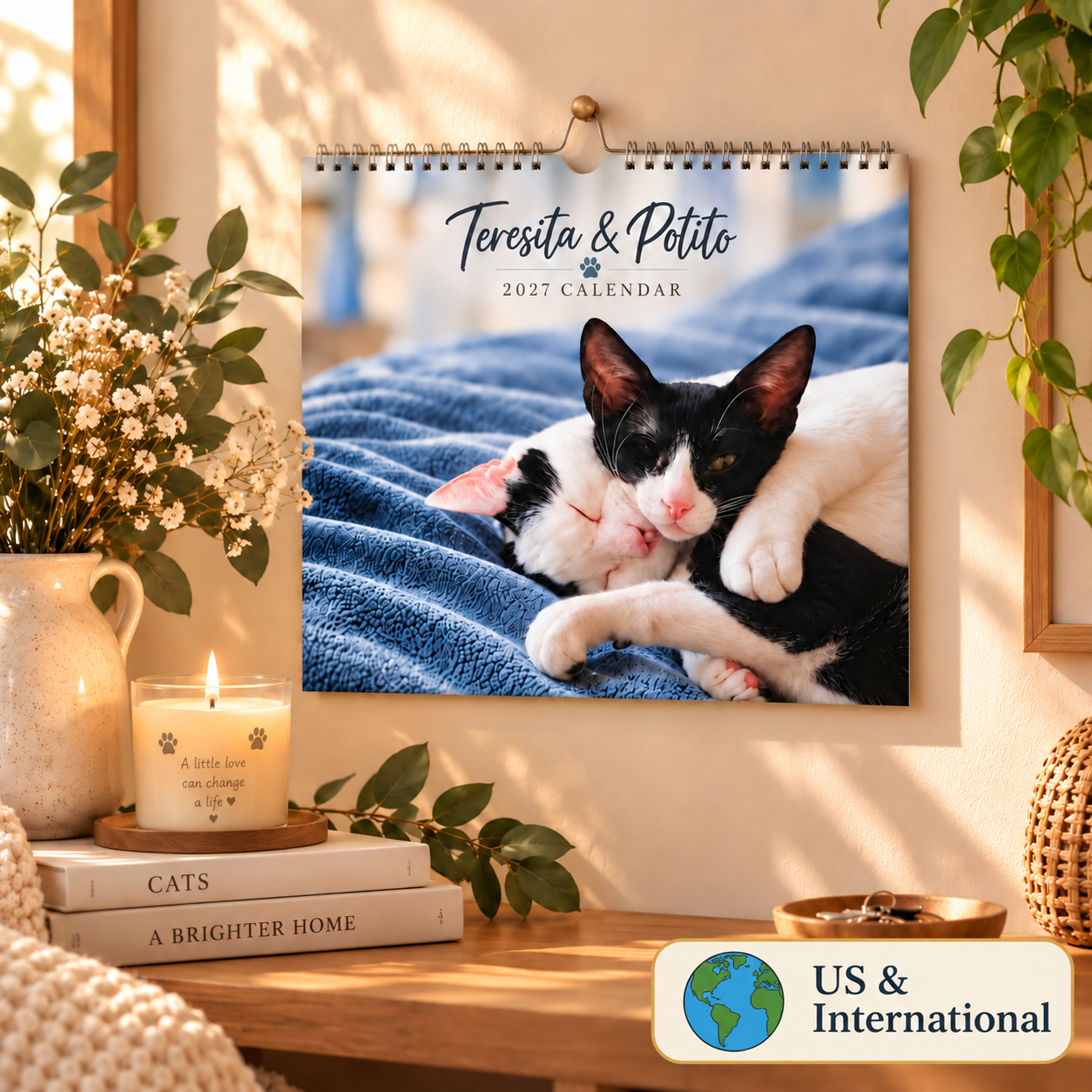 Teresita & Potito 2027 Calendar (US/International Edition)