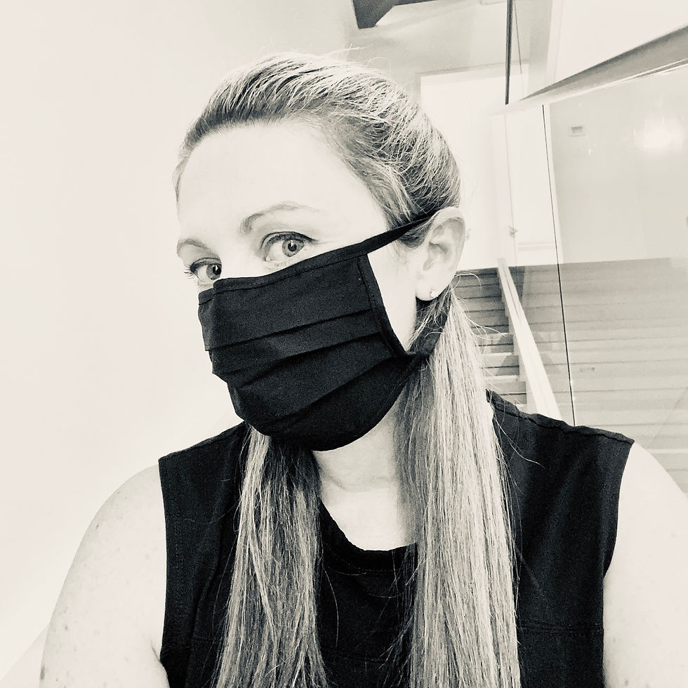 Black Face Mask - Adult Size