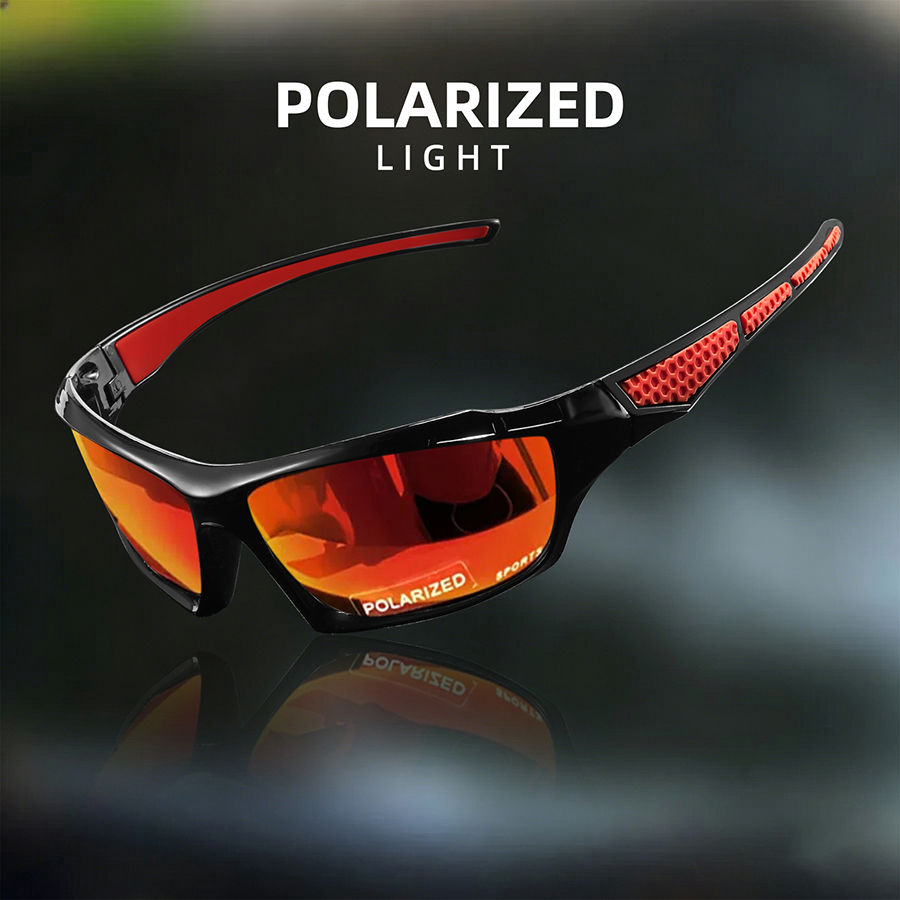 Miniatura: Óculos de Sol Esportivos Fashion Polarizados com Proteção UV