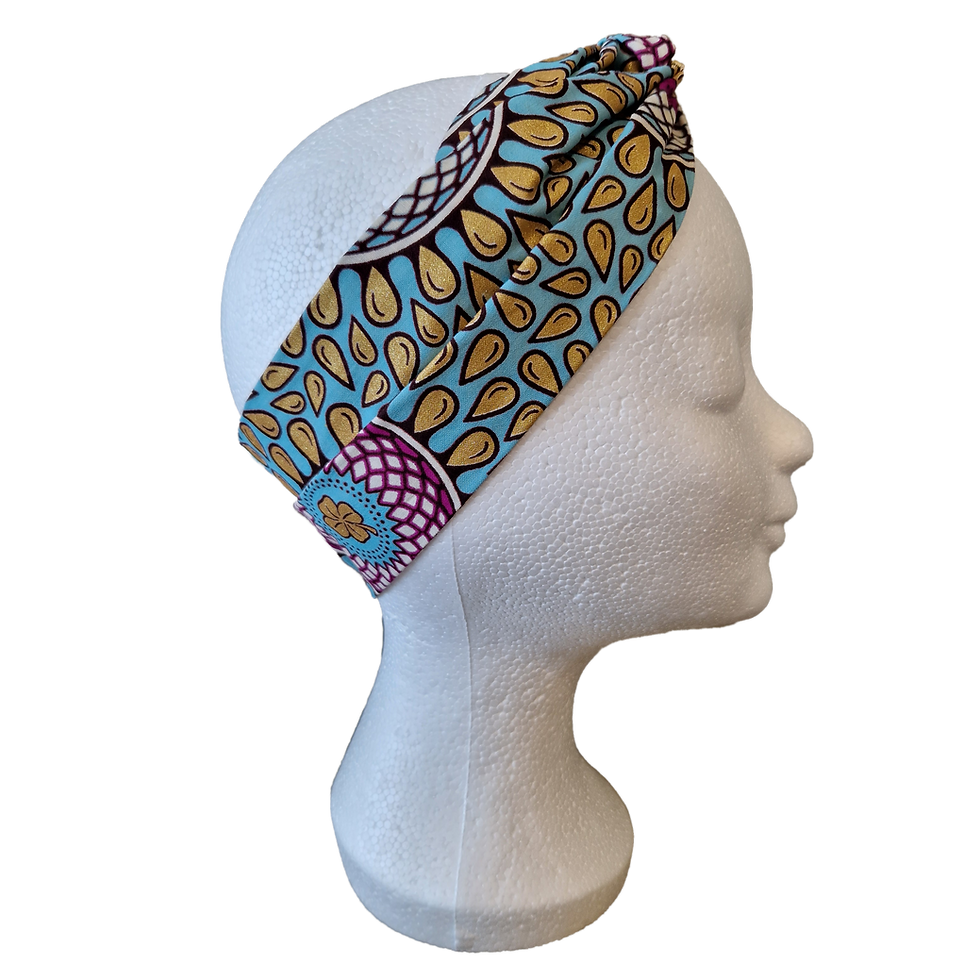 Afrikaanse stoffen haarband draad