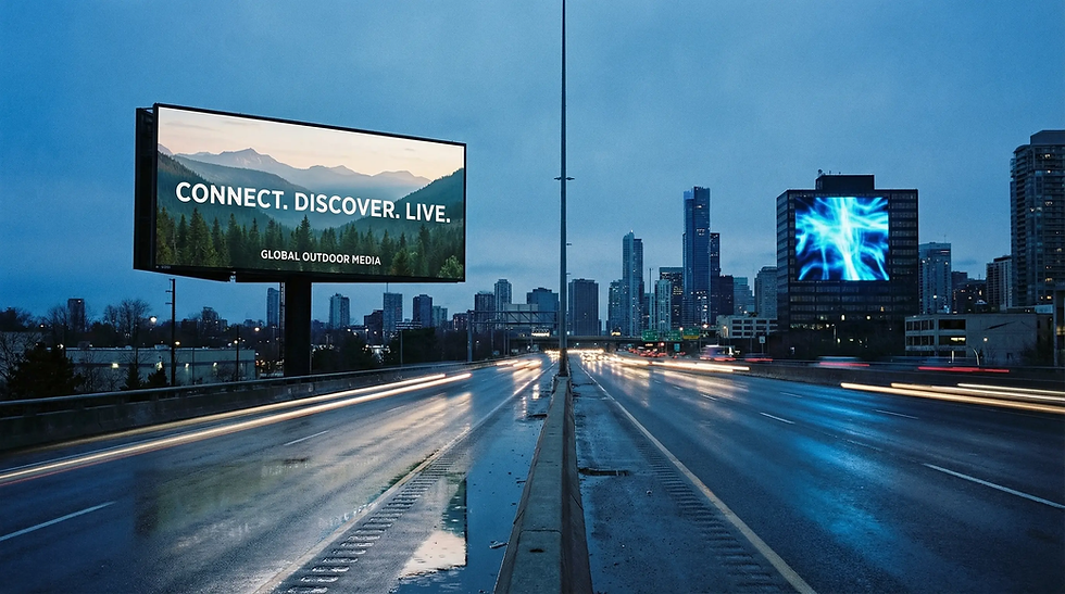 XF-PRO outdoor LED billboard with 3840Hz high refresh rate, 16-bit grayscale and 160 degree wide viewing angle for urban commercial advertising