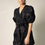 Thumbnail: Black Lusso Wrap Dress
