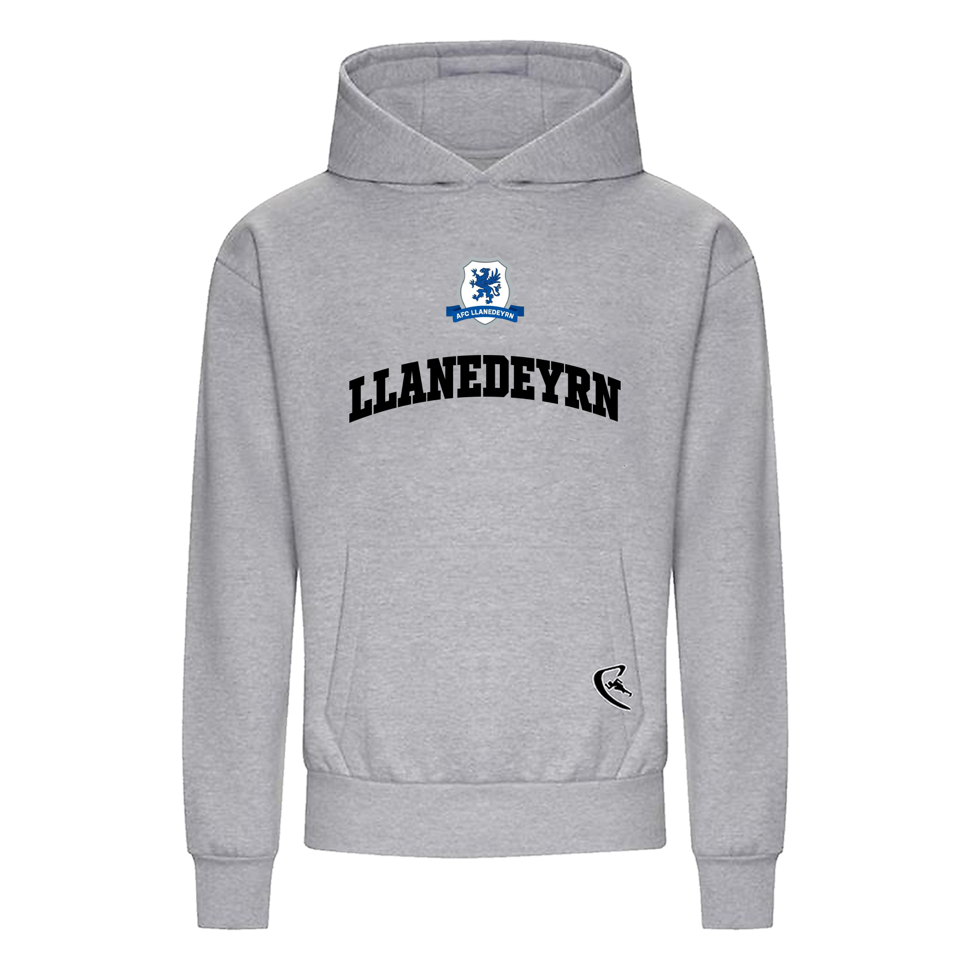 Classic Traditional Grey Cotton Hoodie