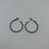Thumbnail: Dots Hoop Silver Earring