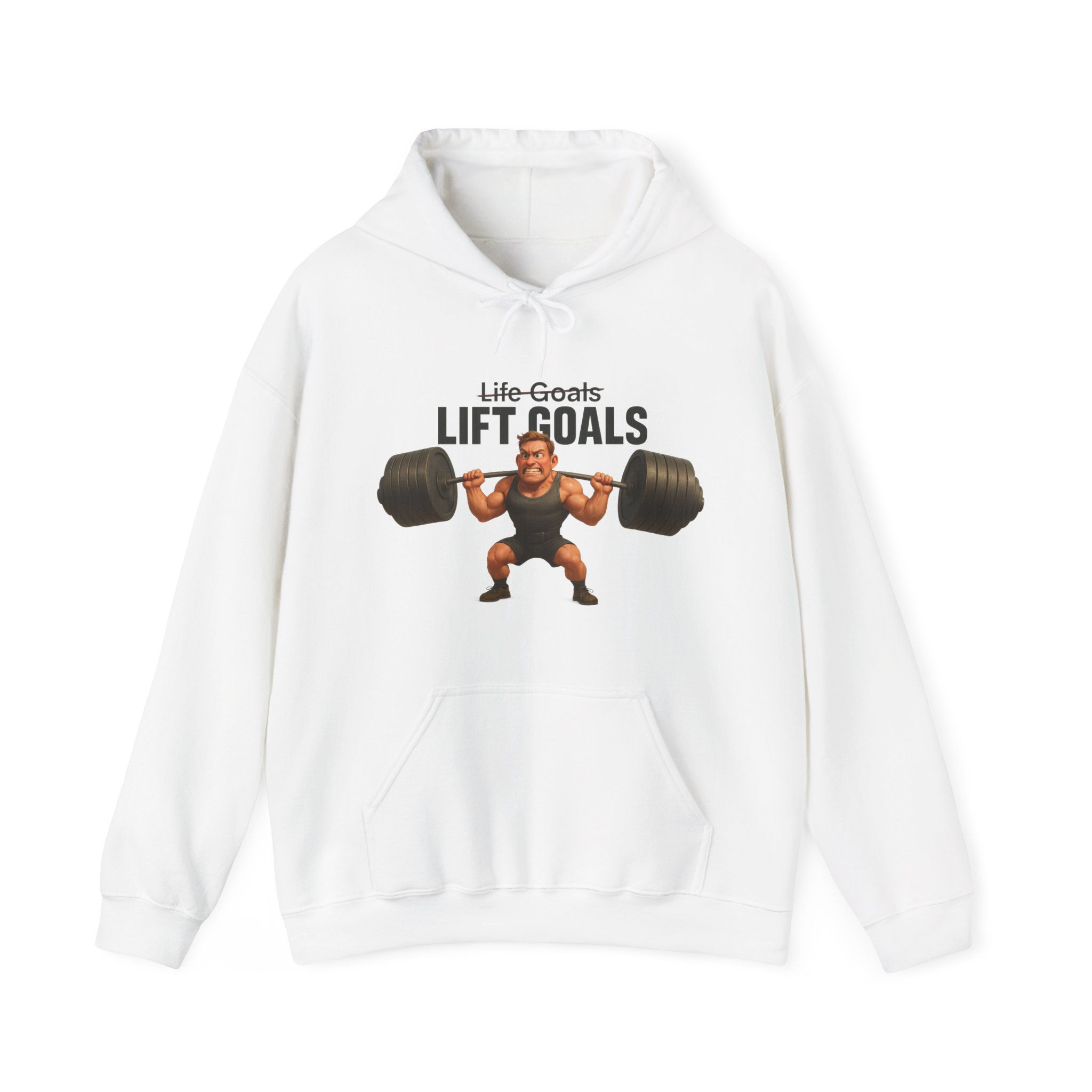 Unisex Hoodie – Lift Goals (Male Character)