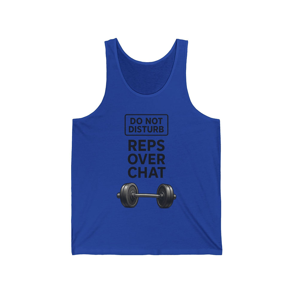 Thumbnail: Do Not Disturb: Reps Over Chat Tank Top