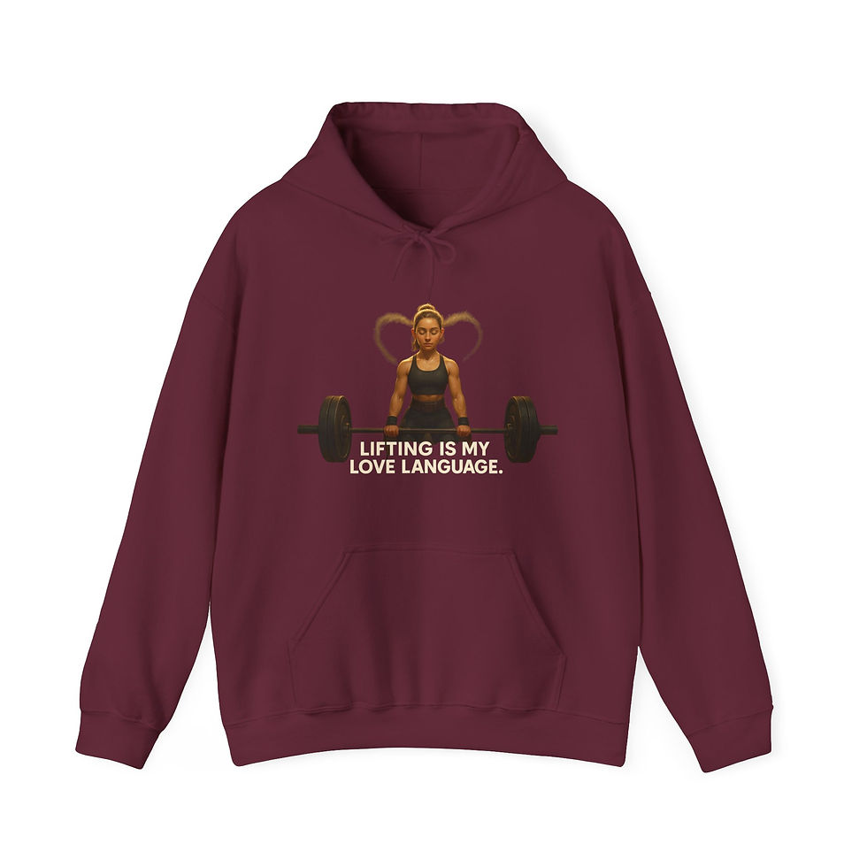 Thumbnail: Unisex Hoodie – Lifting is My Love Language
