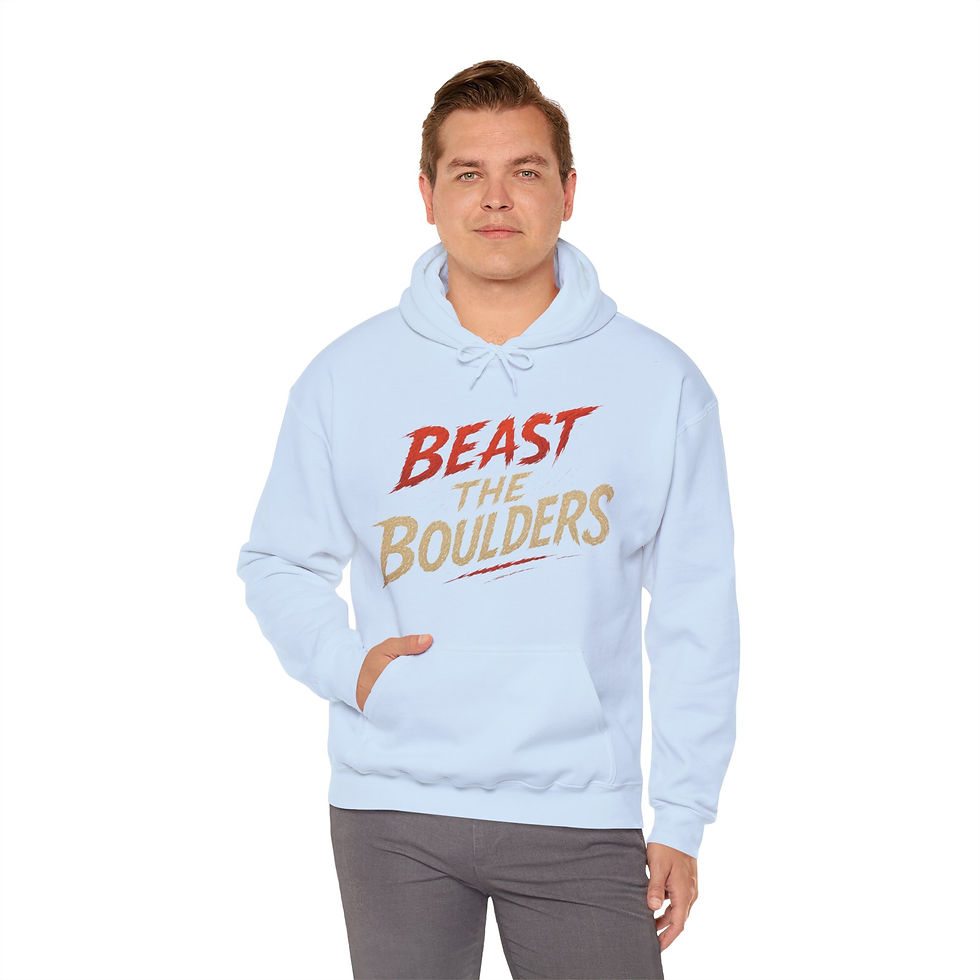 Thumbnail: Beast the Boulders Hoodie – Beast Text Edition