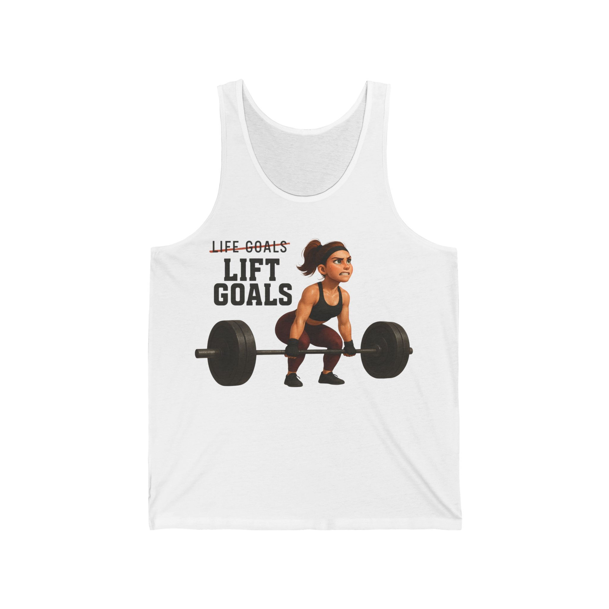 Lift Goals Tank Top – Female Character Design