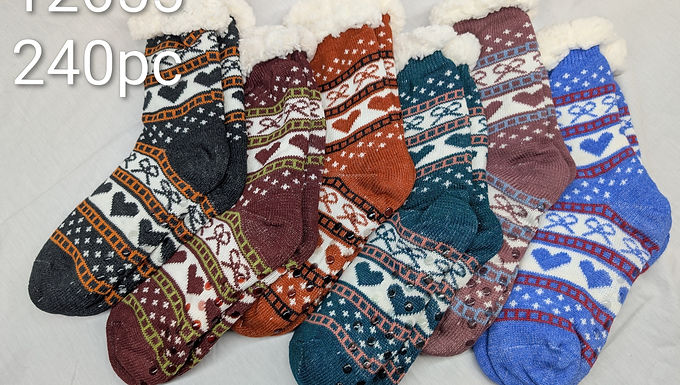 Heart Sherpa Sock