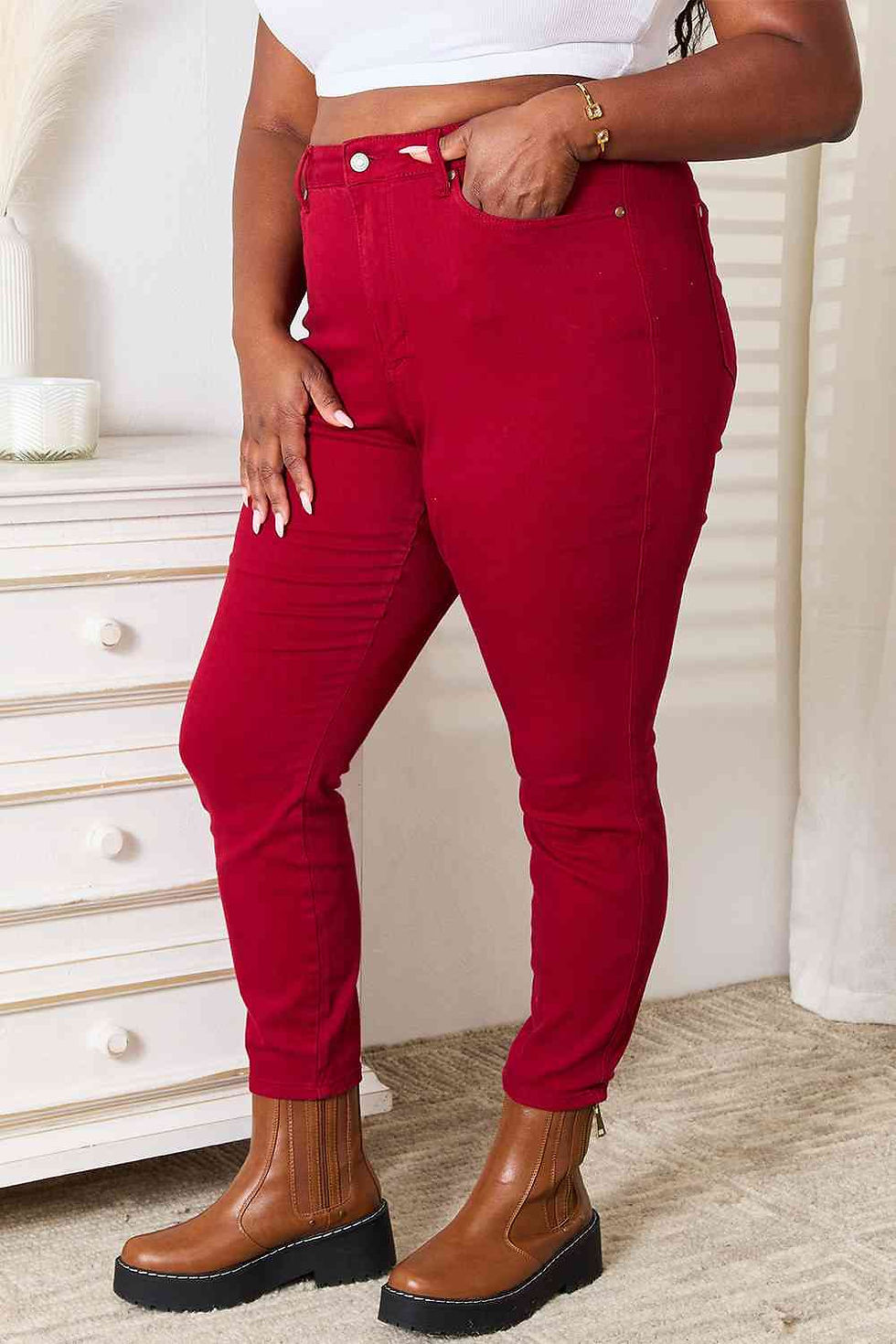 Thumbnail: Jenna High Waist Skinny Jeans-
