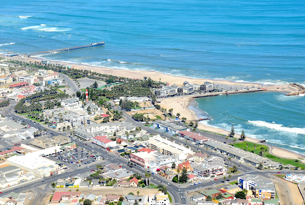 Swakopmund arial view