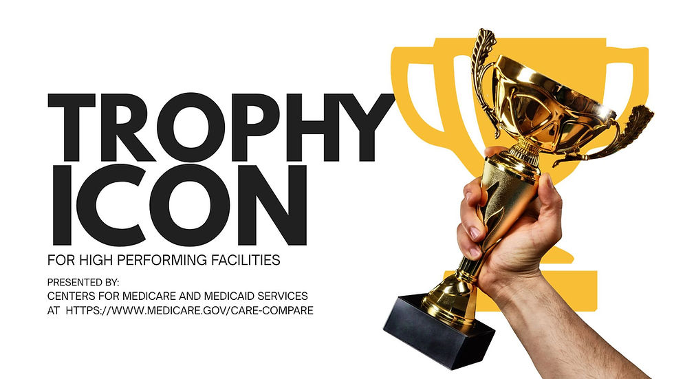 High Performing Facilities Trophy Icon from CMS