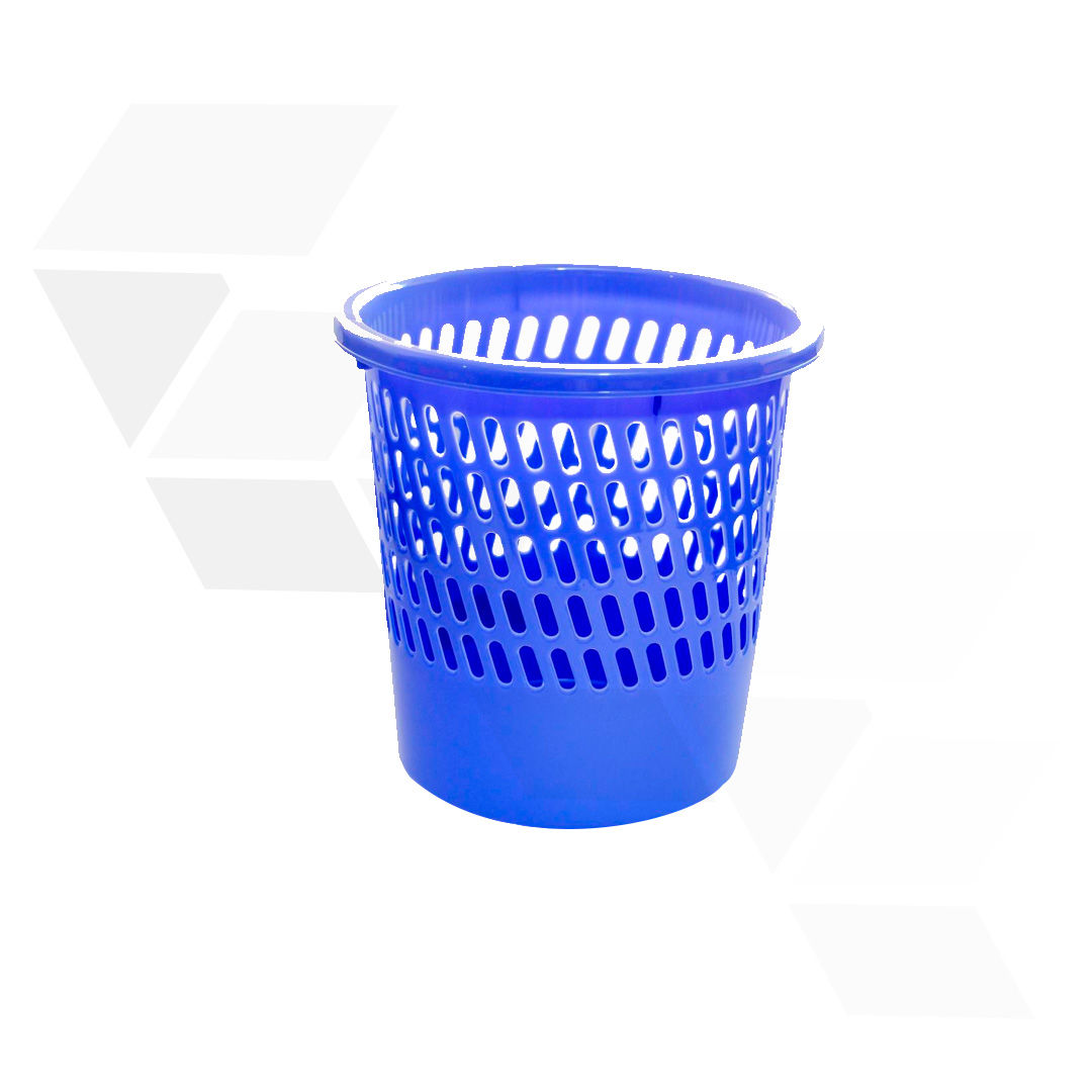 Papelera plastica rejilla
