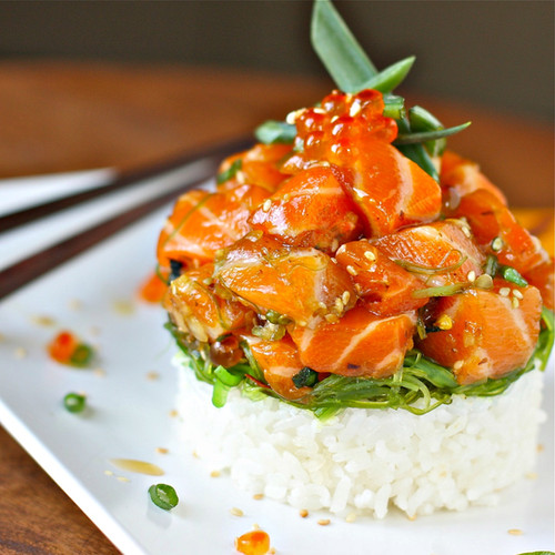Hawaiian Salmon Poke Gio's Fish