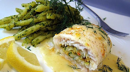 Shrimp Stuffed Sole
