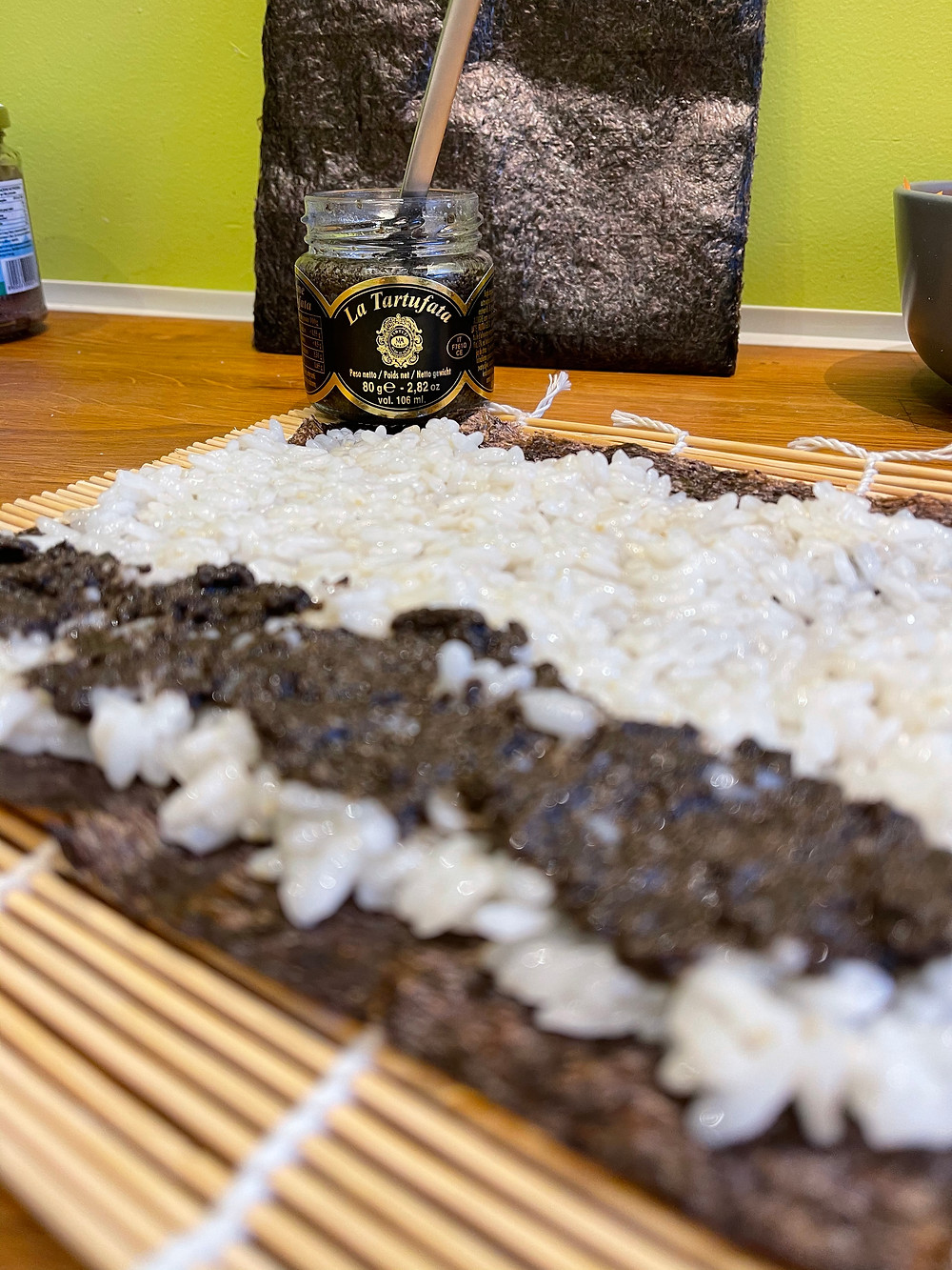 Crème de truffes sur le maki