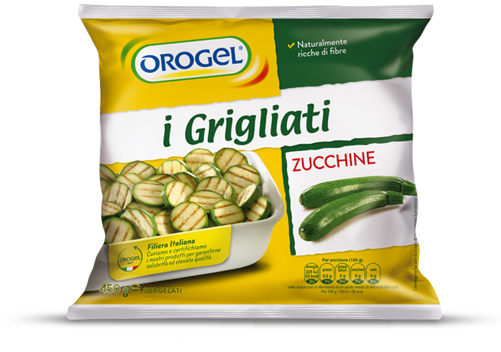 TRANCHES DE COURGETTE GRILLEES 1 KG OROGEL