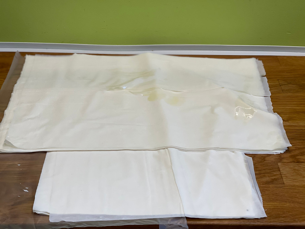 28 demies feuilles de pâtes Filo