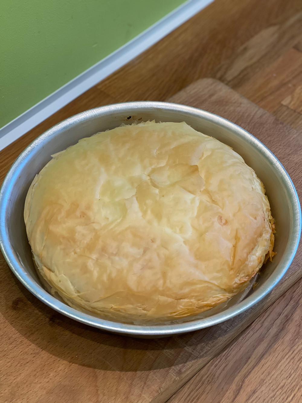 Torta Pasqualina après cuisson