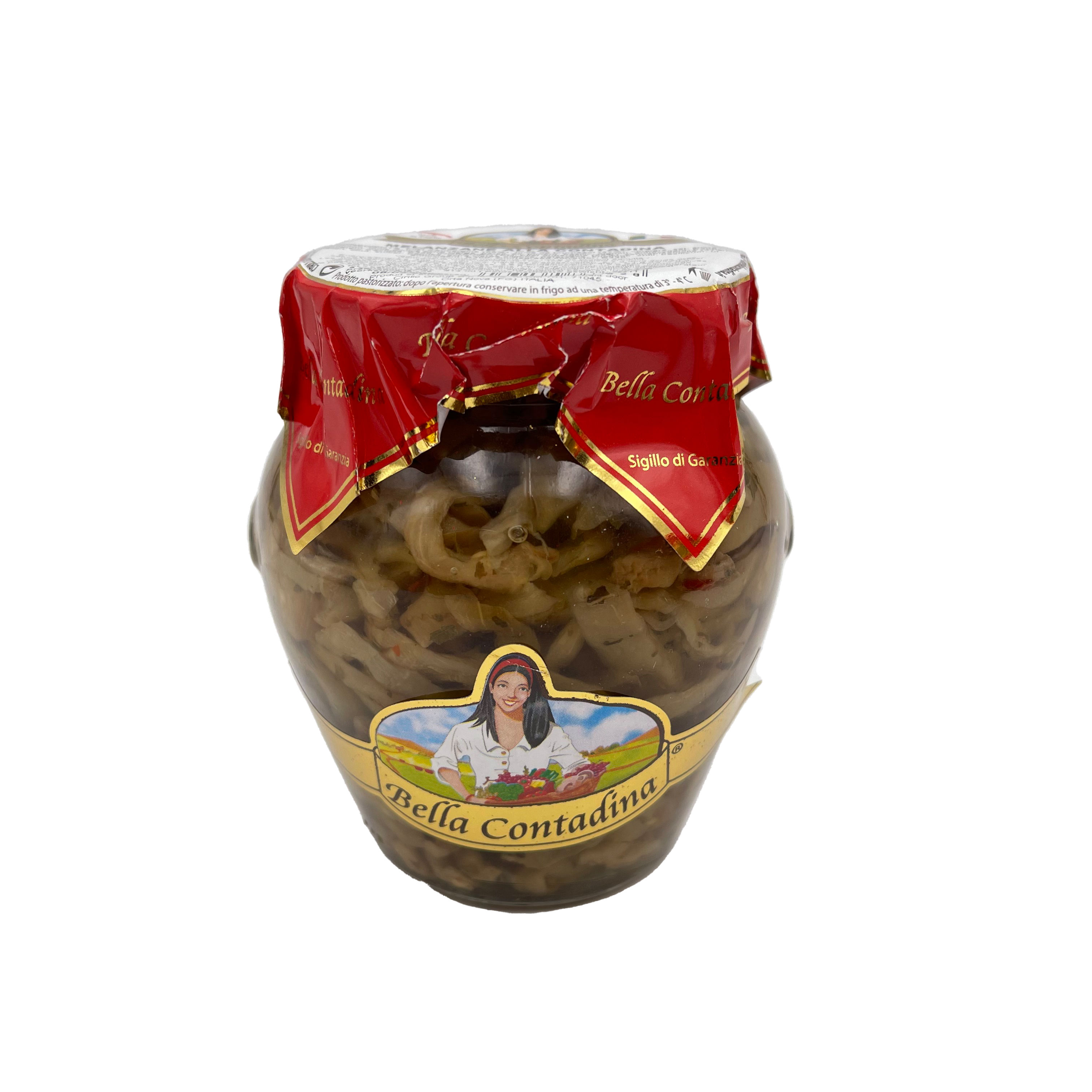 FILET D'AUBERGINES SOUS HUILE DE TOURNESOL 314 ML BELLA CONTADINA