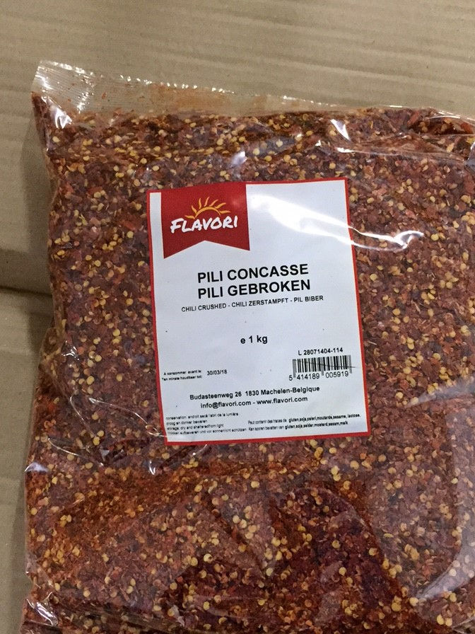 PILI PILI CONCASSE 1 KG FLAVORI