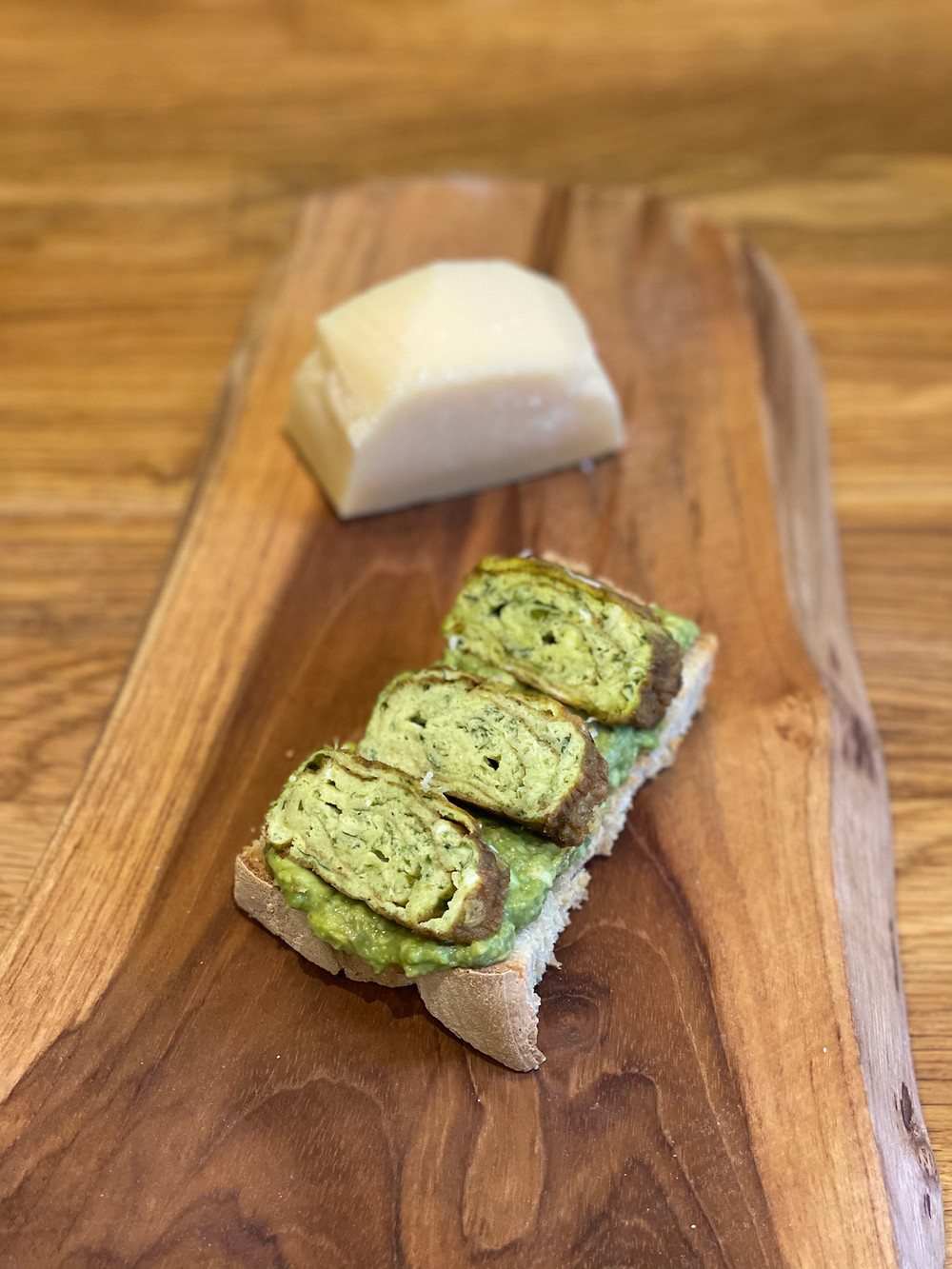 Bruschetta de guacamole et frittata by Agridistribution