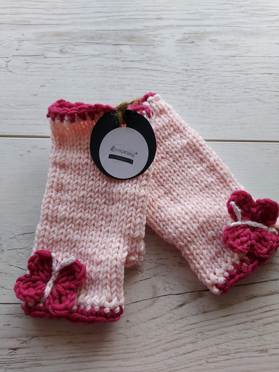 Миниатюра: Schmetterlingen Stulpen-Strickparadies-Rottenacker-Kinderst