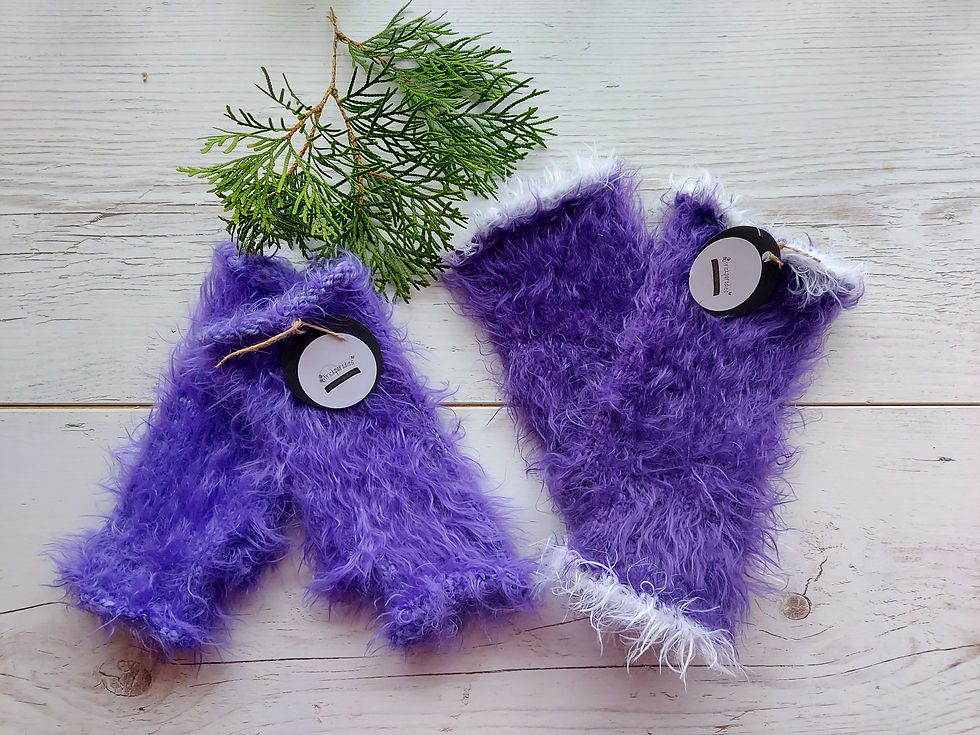 Миниатюра: Allergiker Sparset ,Mama und Tochterset, Stulpen-Wiest-Geschenke-Rottenacker