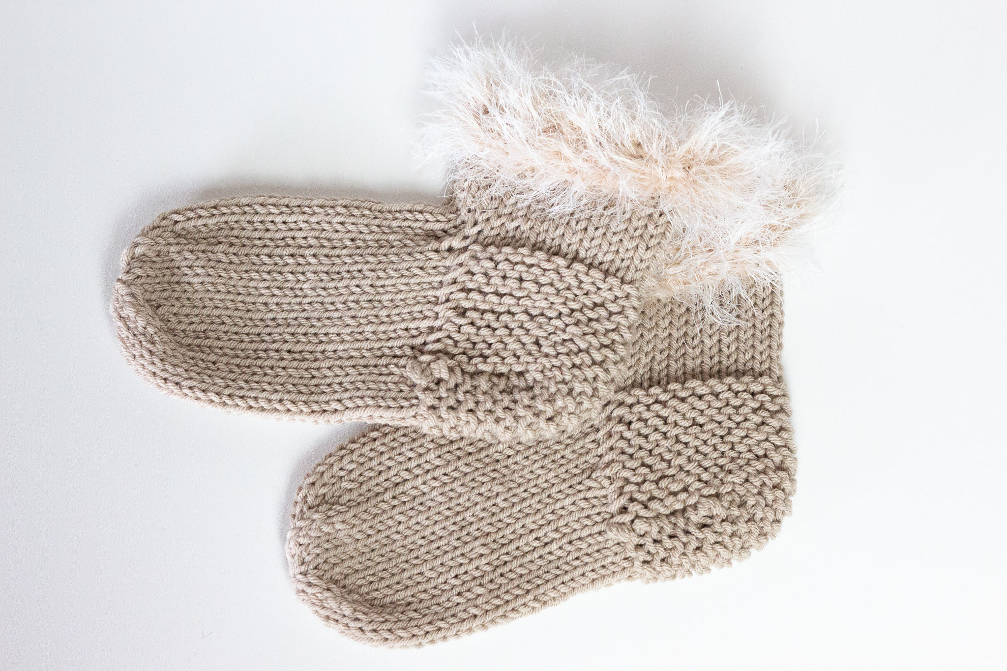 Puschelsocken,kurze Socken