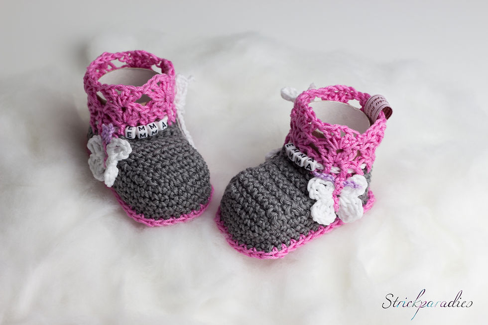 Миниатюра: Namenschuhe Schmetterling