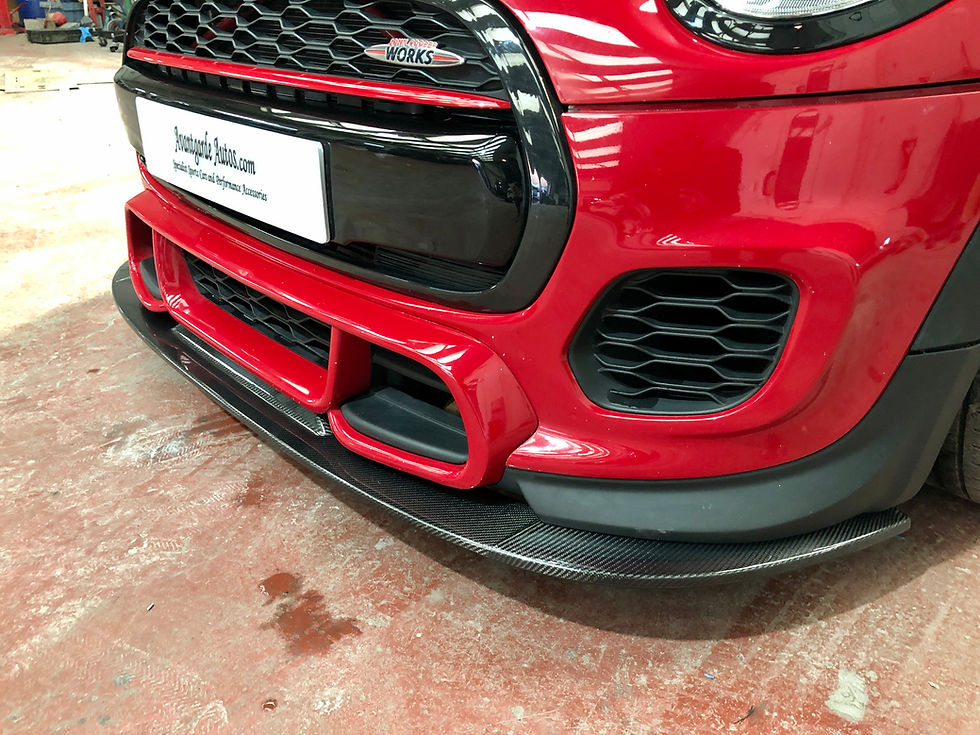 Thumbnail: GEN 3 MINI Cooper F55 F56 F57 JCW Pro Carbon Fibre Front Splitter