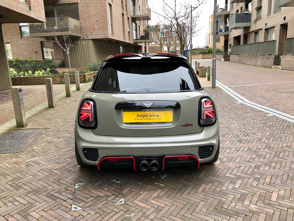 Thumbnail: GEN 3 MINI Cooper F55 F56 F57 LED Union Jack Smoked Tail Lights