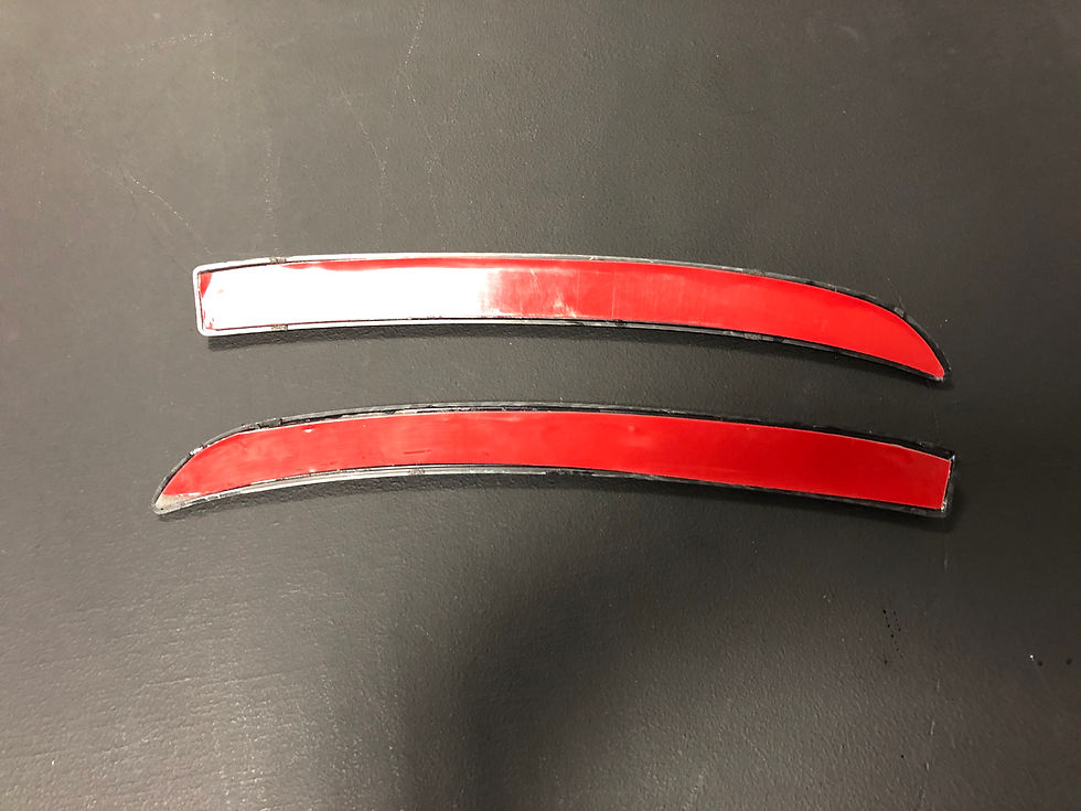 Thumbnail: GEN 3 MINI Cooper F55 F56 JCW Pro Carbon Fibre Roof Spoiler Extensions