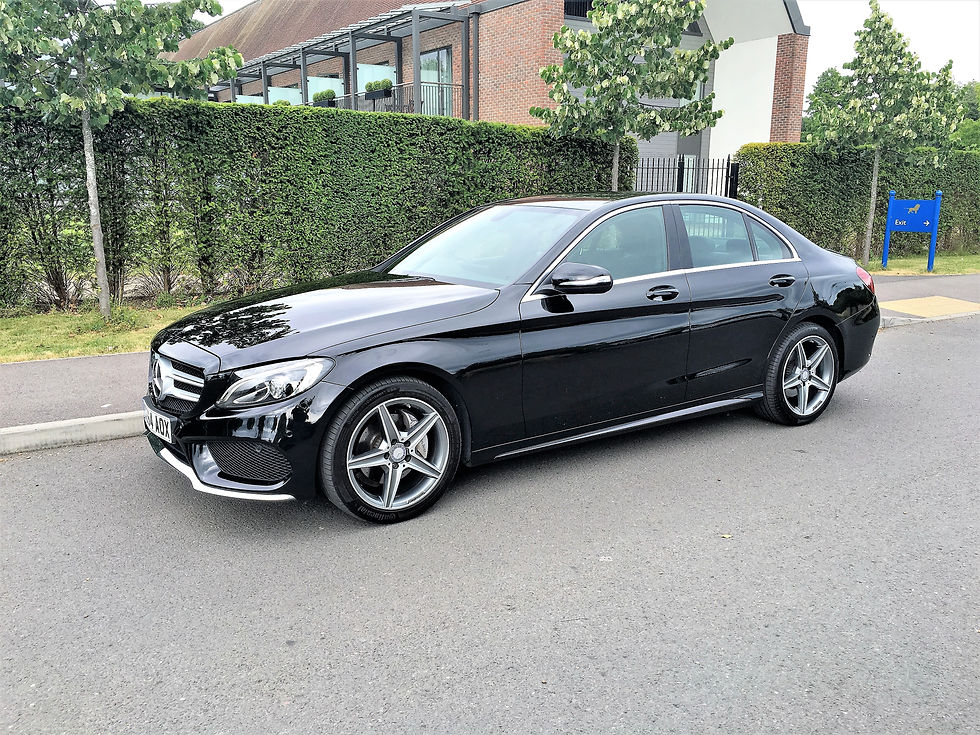 Thumbnail: 2014 | Obsidian Black Mercedes Benz C220 CDI AMG Line 2.1 Saloon | £15,000