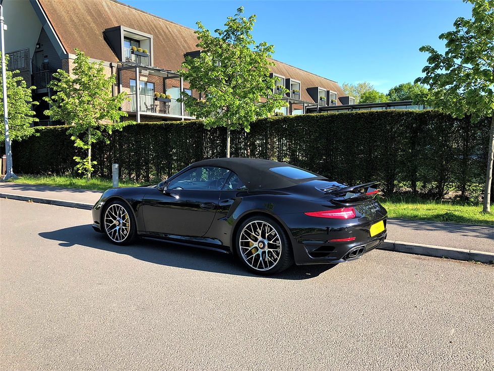 Thumbnail: 2014 | Basalt Black Porsche 991 911 Turbo S 3.8 PDK Convertible | £120,000