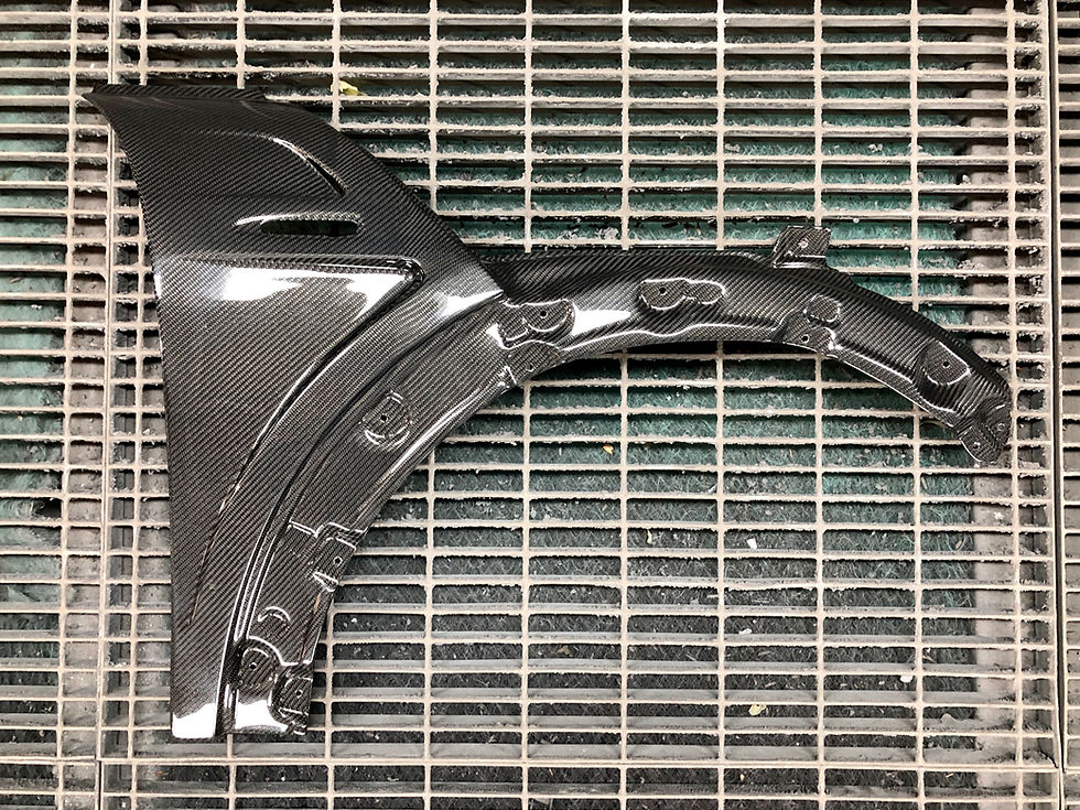 Thumbnail: GEN 3 MINI Cooper F55 F56 F57 DAG Carbon Fibre Vented A Panel Wings