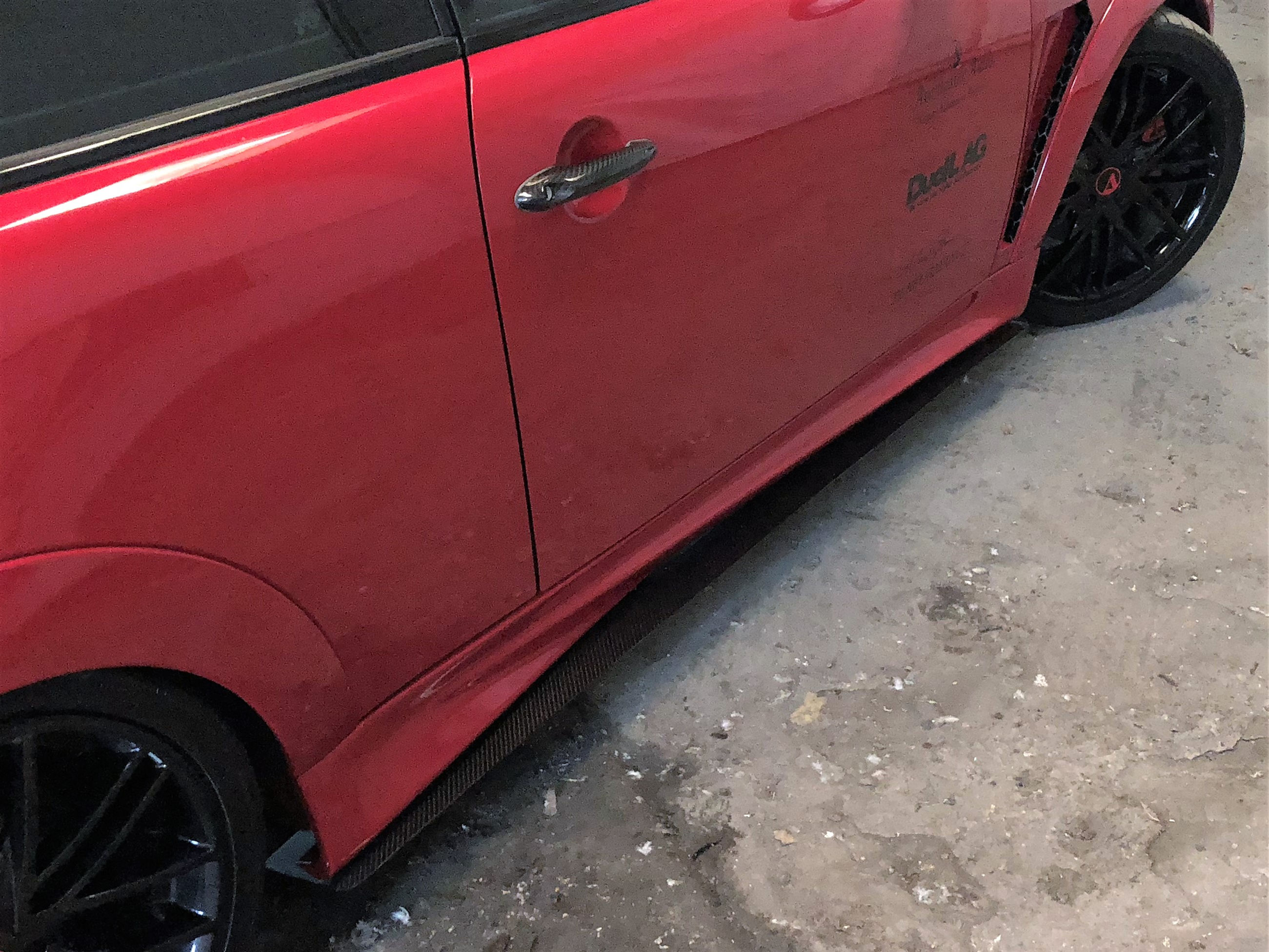 GEN 2 MINI Cooper R55 R56 R57 R58 R59 DAG Carbon Fibre Side Skirt Diffusers