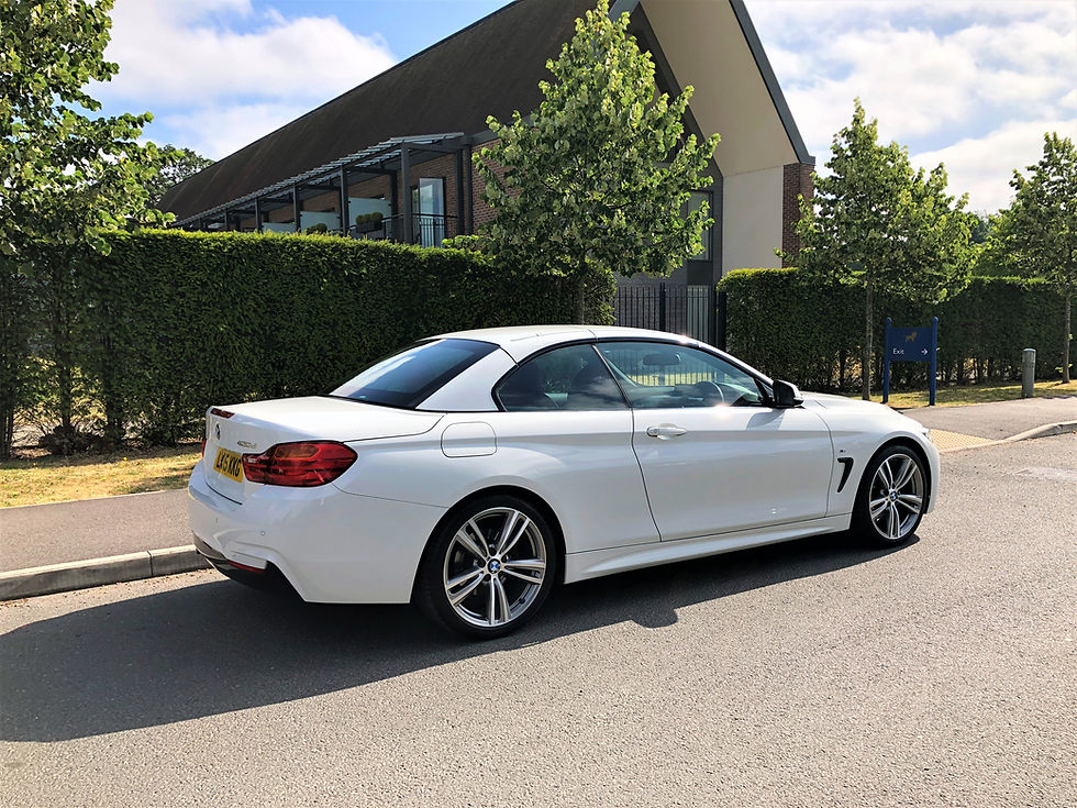 Thumbnail: 2015 | Alpine White BMW 420d M Sport 2.0 Convertible | £20,000