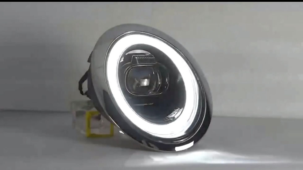 Thumbnail: GEN 1 MINI Cooper R50 R52 R53 LED Halo Projector Black Headlights