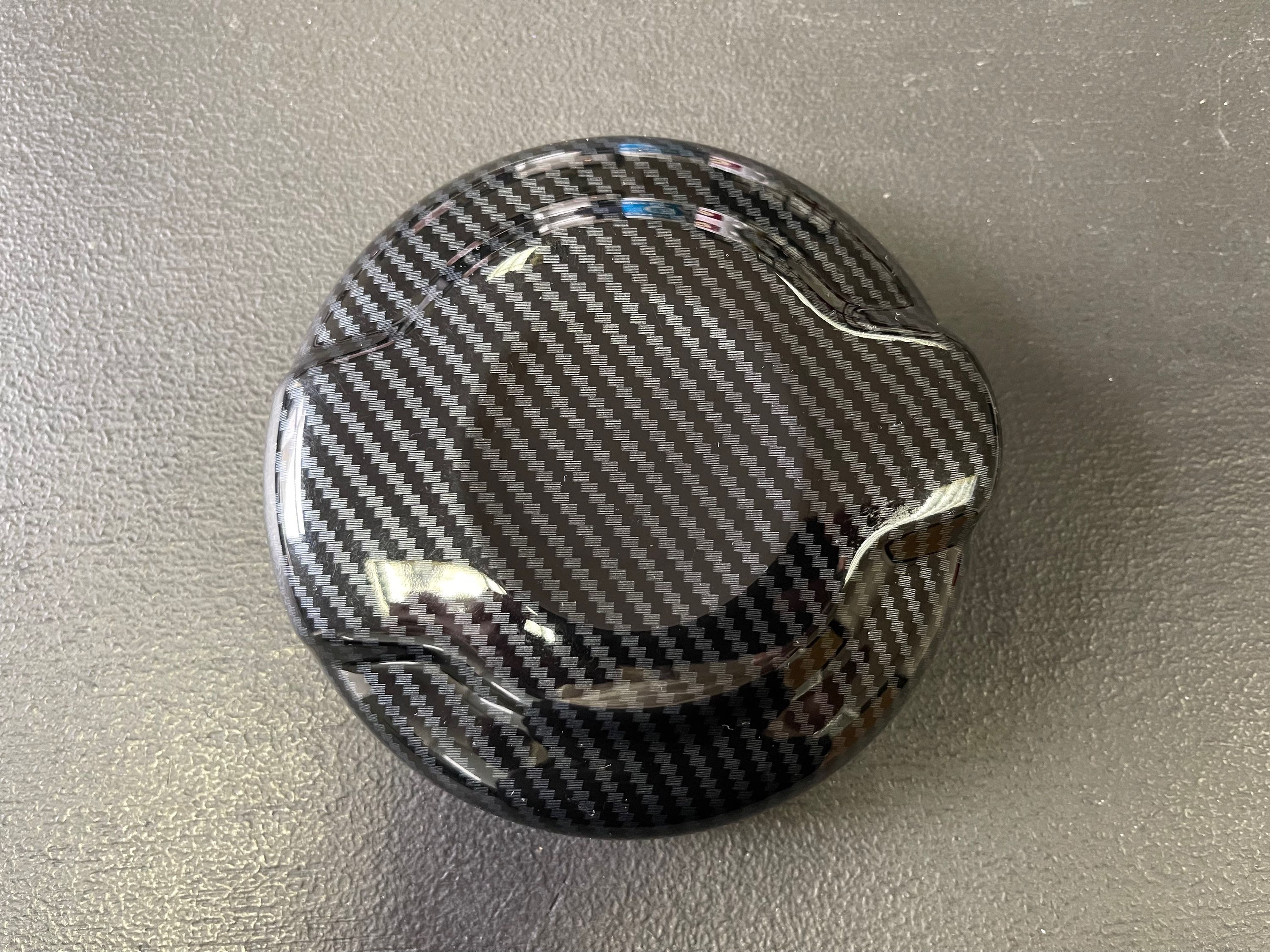 GEN 3 MINI Cooper F55 F56 F57 Carbon Fibre Effect Fuel Cap Cover