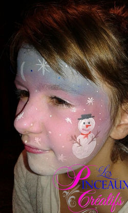 maquillage enfant noel
