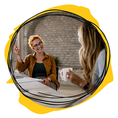 An image of a mentor and participant