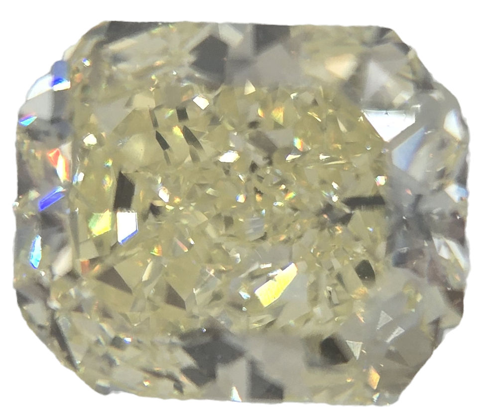 Thumbnail: 4.06 cts GIA Certified Fancy-Yellow Rectangle Brilliant Diamond