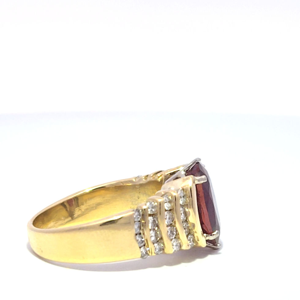 Thumbnail: 4.66 cts  GIA Certified Natural Corundum Unheated Ruby Ring