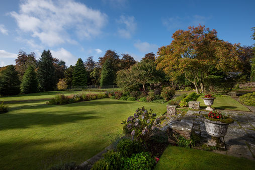 Peace and tranquility in the beautiful gardens at Craigellie, offering a place to relax and reset