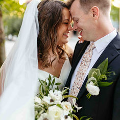 Romantic wedding portrait in the Milwaukee area.